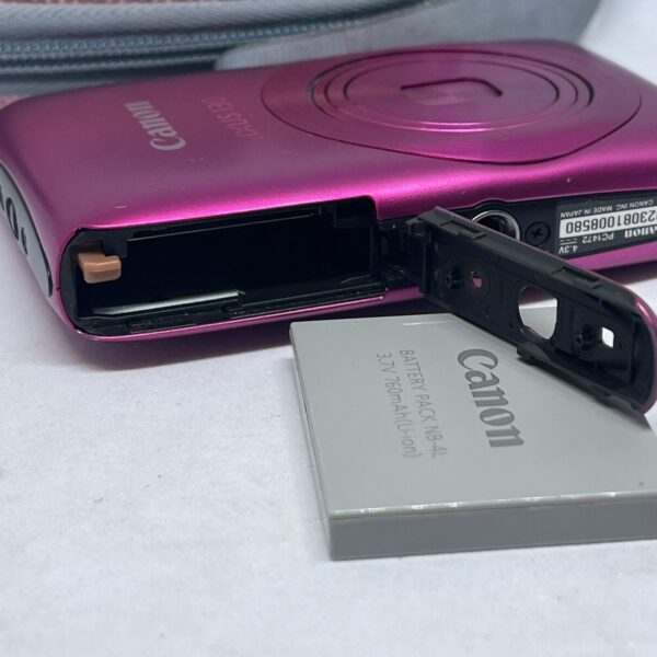 CANON IXUS 130 - 14MP Pink - Compact Digital Camera w Case Charger And Battery - Image 11