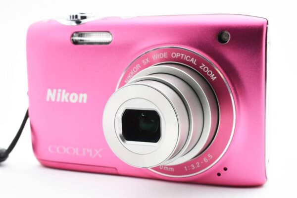 Nikon COOLPIX S3100 14MP Digital Compact Camera Fresh Pink w/strap chager [Exc] - Image 2