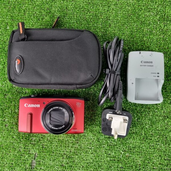 Canon PowerShot SX280 HS 12.1MP Digital Camera - RED