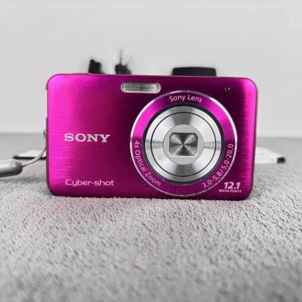 Sony Cybershot DSC-W320 SteadyShot 14MP 4x Optical Zoom Digital Camera Kit PINK - Image 3
